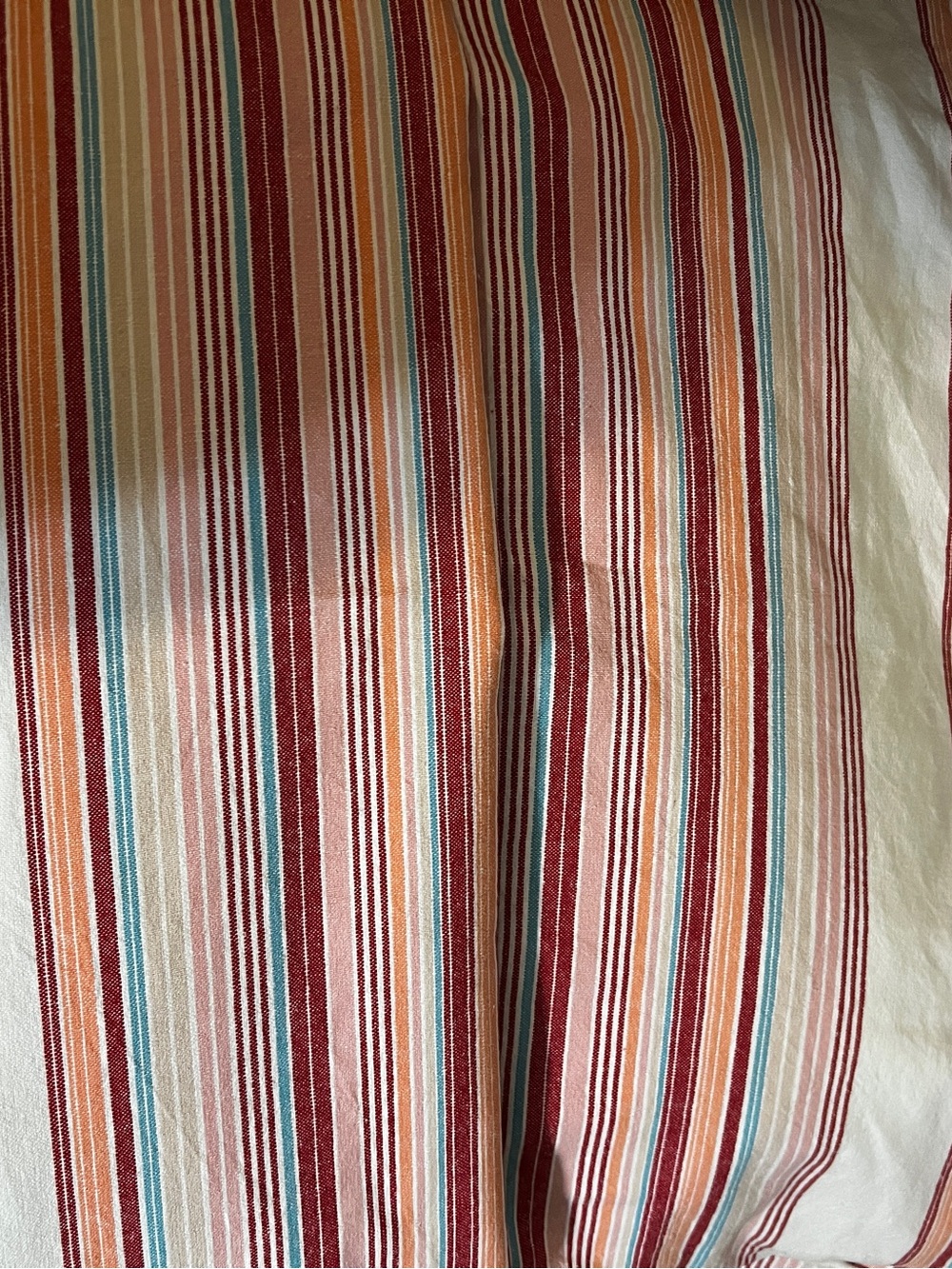 New! Mark & Graham Small Dog Bed Striped Red, Pink, Blue - Picture 2 of 5